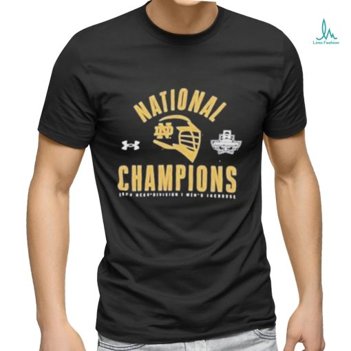 Notre dame fighting irish under armour 2023 ncaa men’s lacrosse national champions team issued shirt