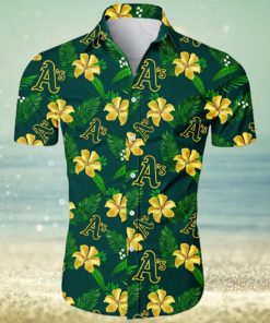 Oakland Athletics MLB Hibiscus Flower Summer Hawaiian Shirt