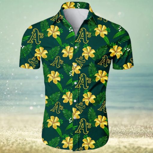 Oakland Athletics MLB Hibiscus Flower Summer Hawaiian Shirt