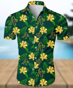 Oakland Athletics MLB Hibiscus Flower Summer Hawaiian Shirt