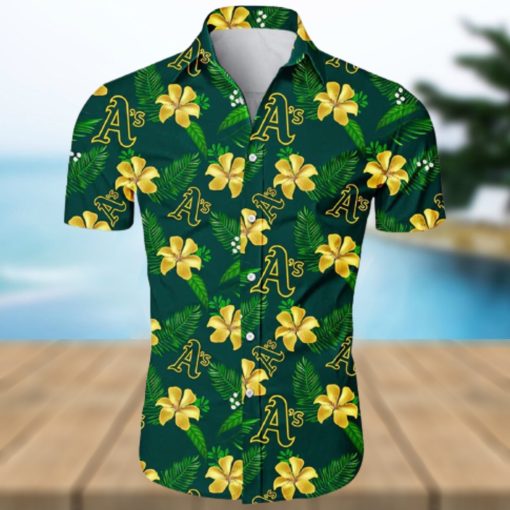 Oakland Athletics MLB Hibiscus Flower Summer Hawaiian Shirt