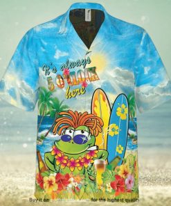 Ocean Life It’s Always 5 O’clock Here Funny Funny Hawaiian Shirt