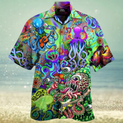 Octopus Multicolor Amazing Design Hawaiian Shirt