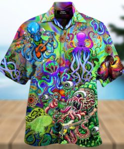 Octopus Multicolor Amazing Design Hawaiian Shirt