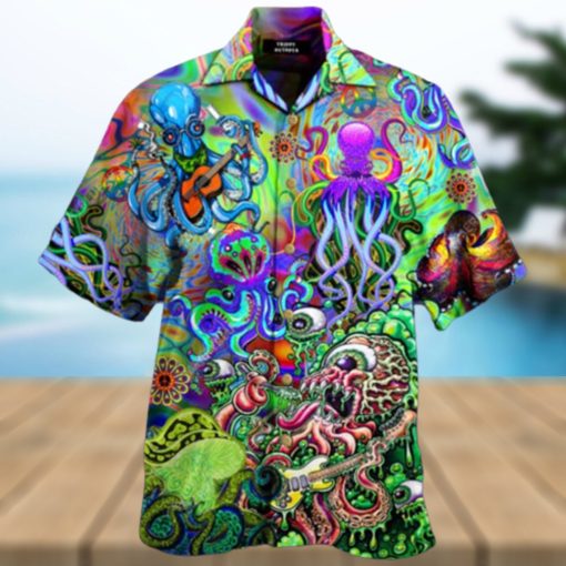 Octopus Multicolor Amazing Design Hawaiian Shirt