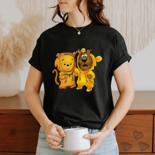 Official Baby Pooh And Scooby Doo T Shirt