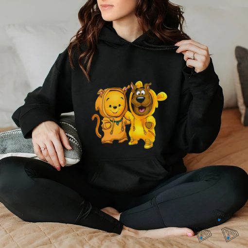 Official Baby Pooh And Scooby Doo T Shirt