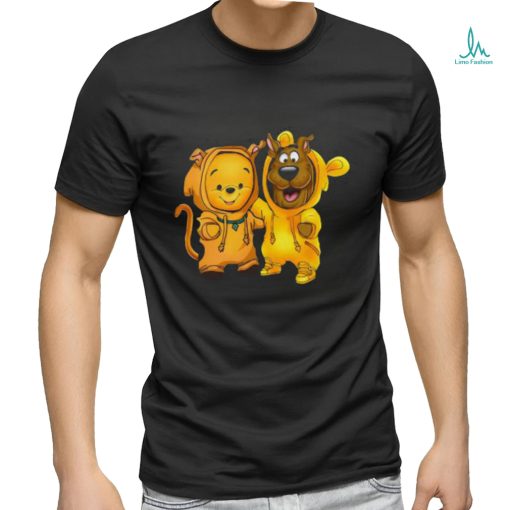 Official Baby Pooh And Scooby Doo T Shirt