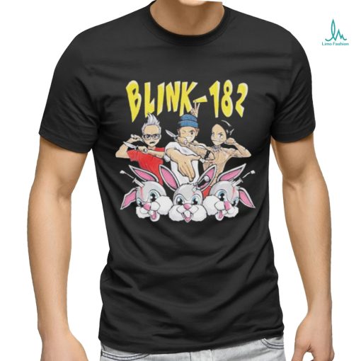 Official Blink 182 Band Bunnies Boyfriend Fit Girls Shirt