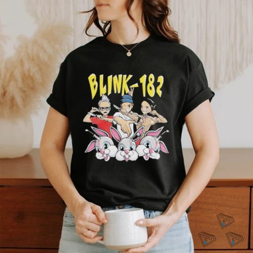 Official Blink 182 Band Bunnies Boyfriend Fit Girls Shirt