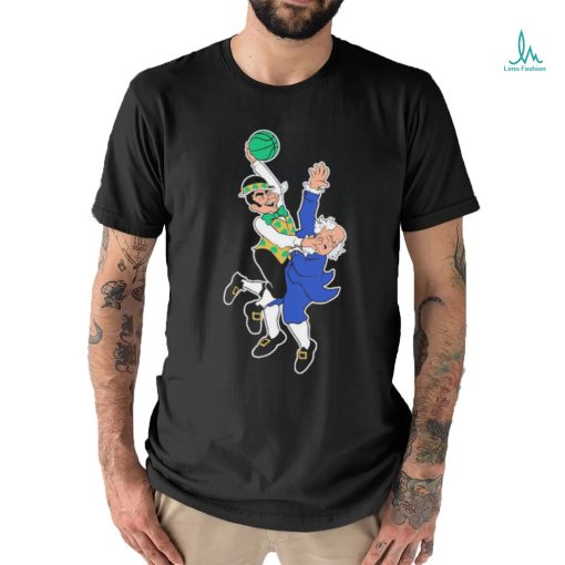 Official Boston Celtics Vs 76ers Bos Dunk Shirt