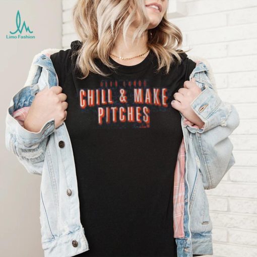 Official Breakingt Merch Alex Lange Chill And Make Pitches Shirt