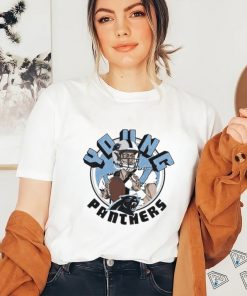 Official Bryce Young Carolina Panthers Homage 2023 NFL Draft First Round Pick Caricature Tri Blend Shirt