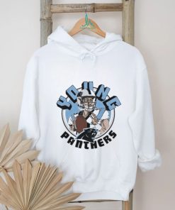 Official Bryce Young Carolina Panthers Homage 2023 NFL Draft First Round Pick Caricature Tri Blend Shirt