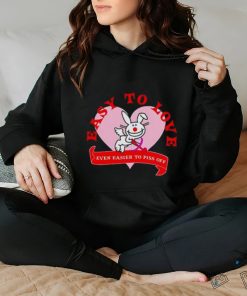 Official Bunny Easy To Love Even Easier To Piss Off Shirt