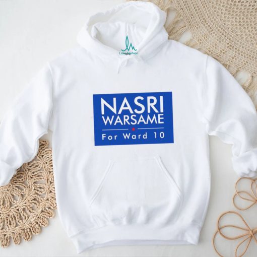 Official DFL Nasri Warsame For Ward 10 Shirt