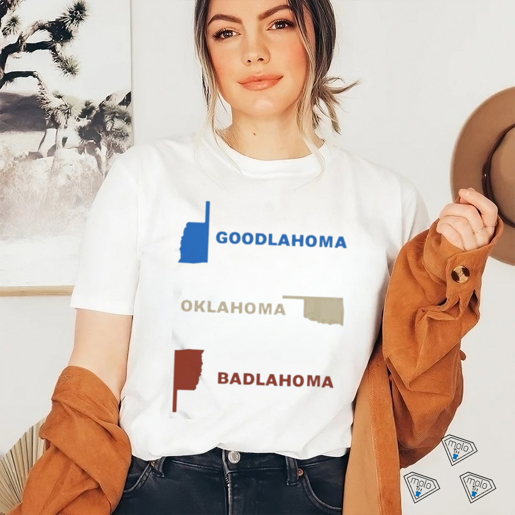 Official Goodlahoma Oklahoma Badlahoma Shirt Official Goodlahoma Oklahoma Badlahoma Shirt