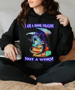 Official I Am A Book Dragon Not A Worm Shirt