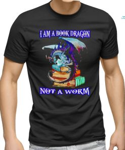 Official I Am A Book Dragon Not A Worm Shirt