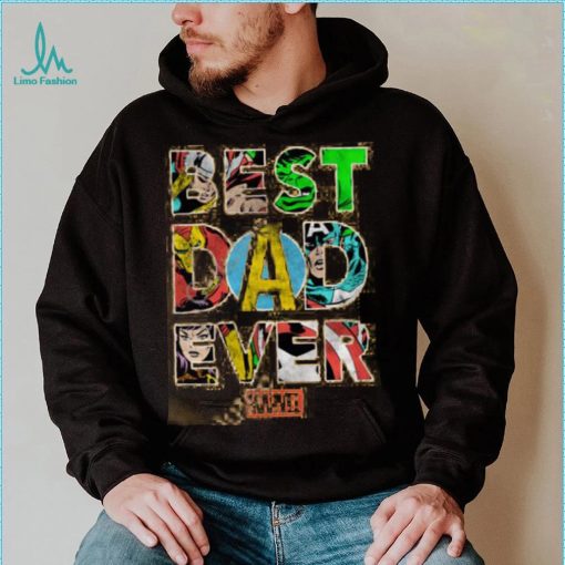 Official Marvel Best Dad Ever T Shirt