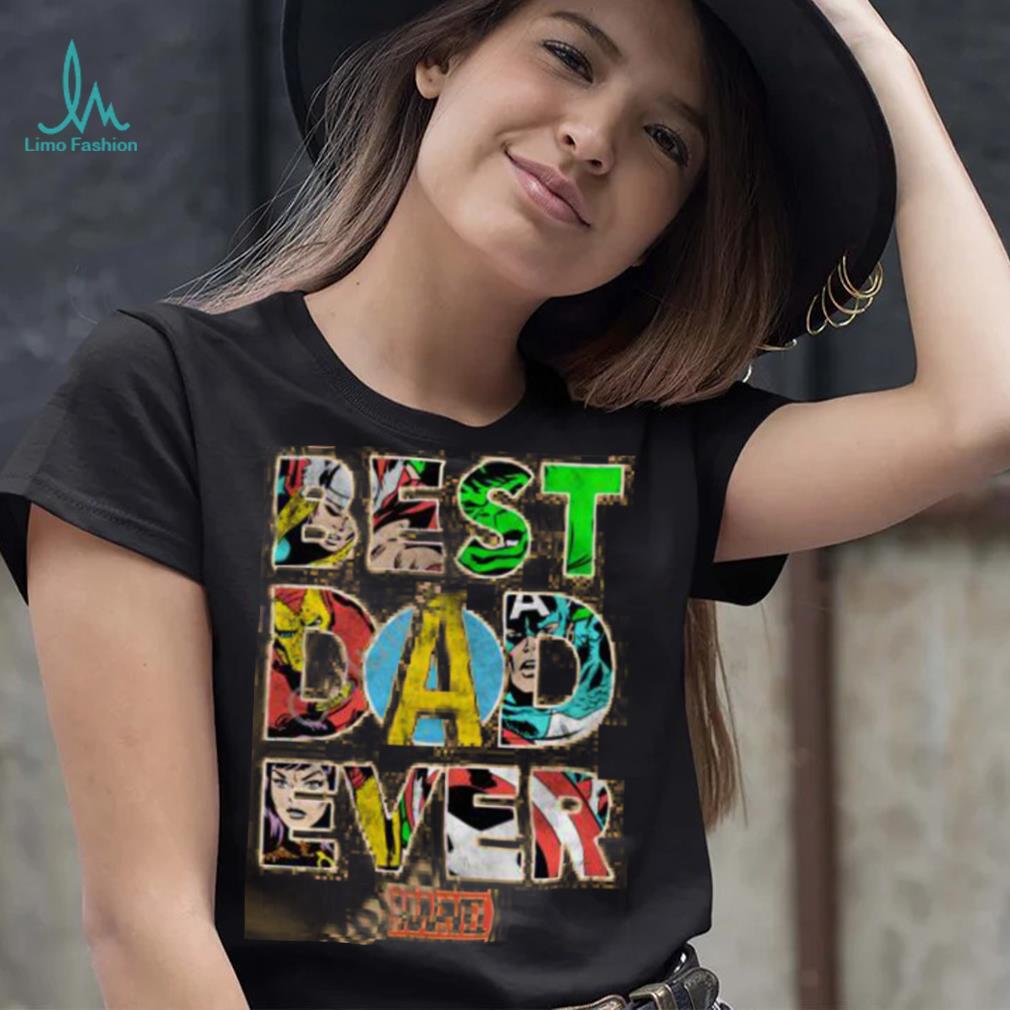 Official Marvel Best Dad Ever T Shirt Official Marvel Best Dad Ever T Shirt