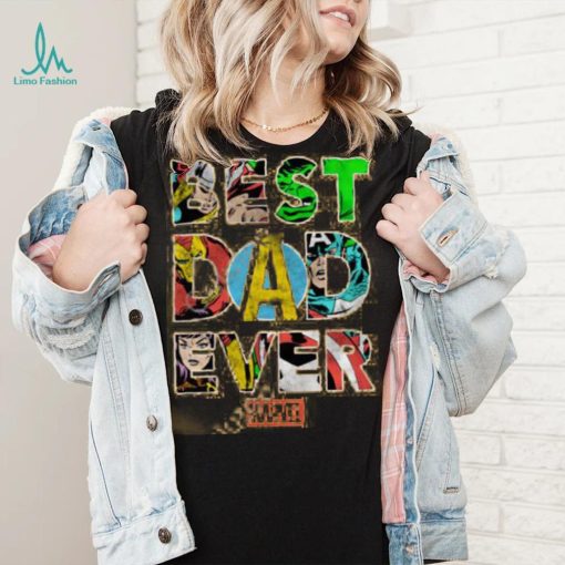 Official Marvel Best Dad Ever T Shirt