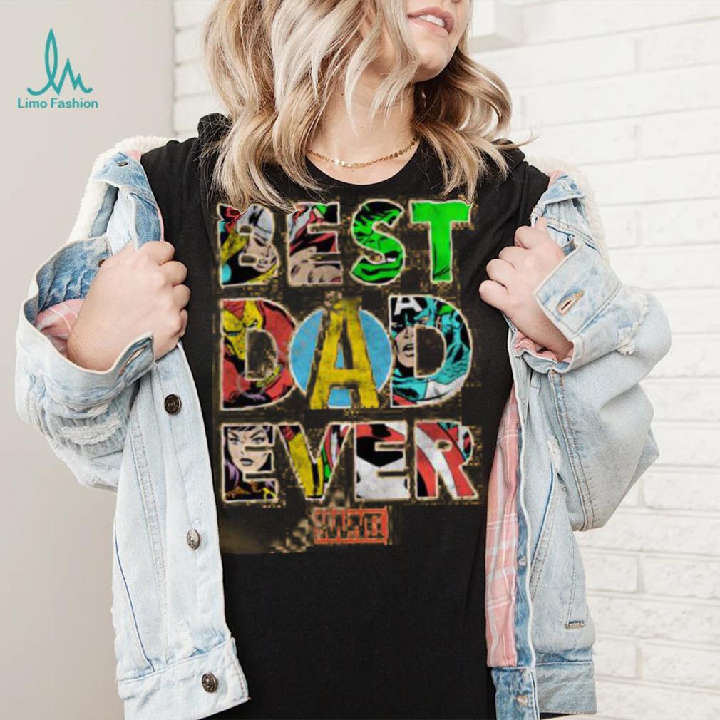 Official Marvel Best Dad Ever T Shirt Official Marvel Best Dad Ever T Shirt
