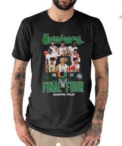 Official Miami Hurricanes Team 2023 Ncaa Mens Final Four Houston Texas Shirt