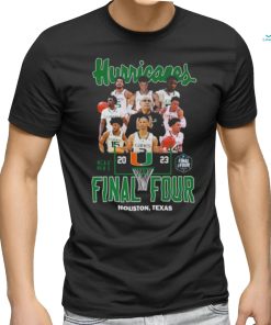 Official Miami Hurricanes Team 2023 Ncaa Mens Final Four Houston Texas Shirt