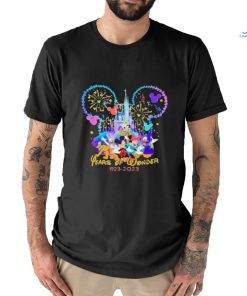 Official Mickey and friends 19232023 disney 100 years of wonder s lover shirt