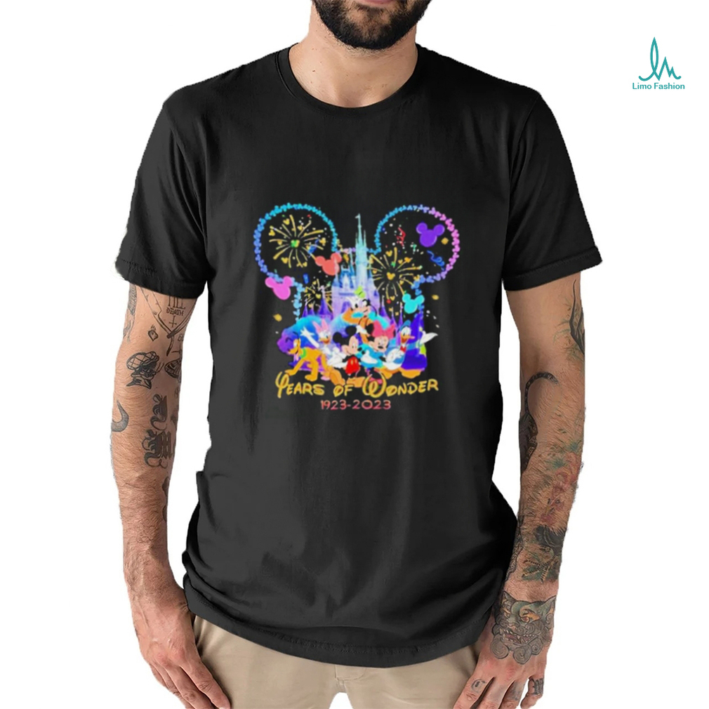 Official Mickey and friends 19232023 disney 100 years of wonder s lover shirt Official Mickey and friends 19232023 disney 100 years of wonder s lover shirt