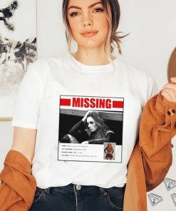 Official Missing Persons Poster For Becky Lynch Shirt