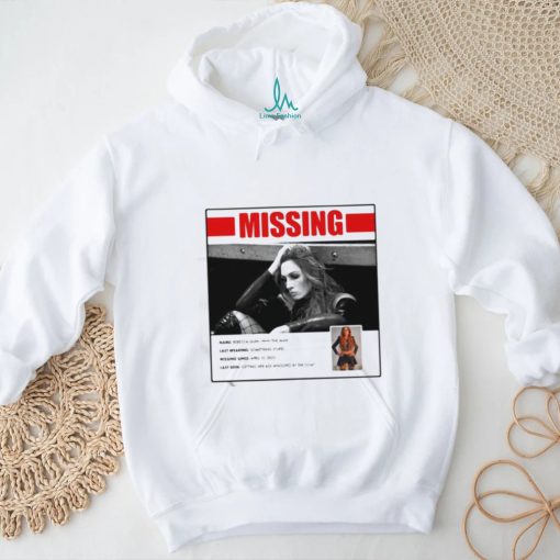 Official Missing Persons Poster For Becky Lynch Shirt