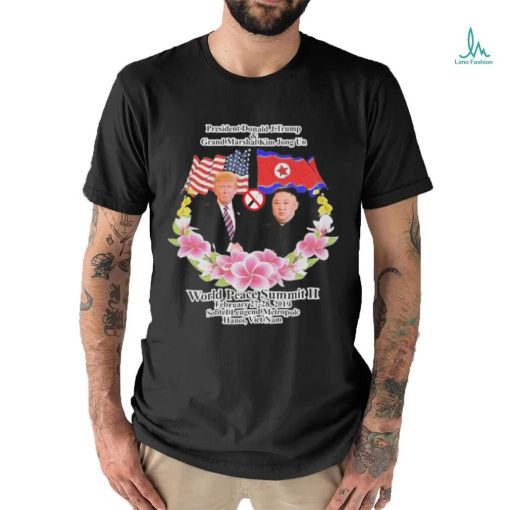 Official President Donald Trump Grand Marshal Kim Jong Un World Peace Summit Ii Shirt