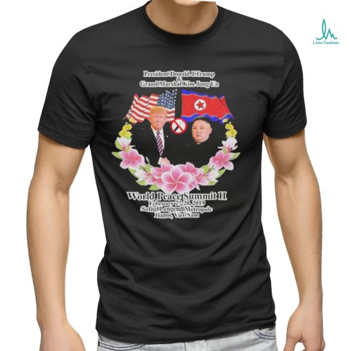 Official President Donald Trump Grand Marshal Kim Jong Un World Peace Summit Ii Shirt