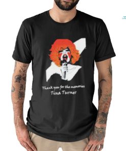 Official Rip Tina Turner Thank You For The Memories Shirt