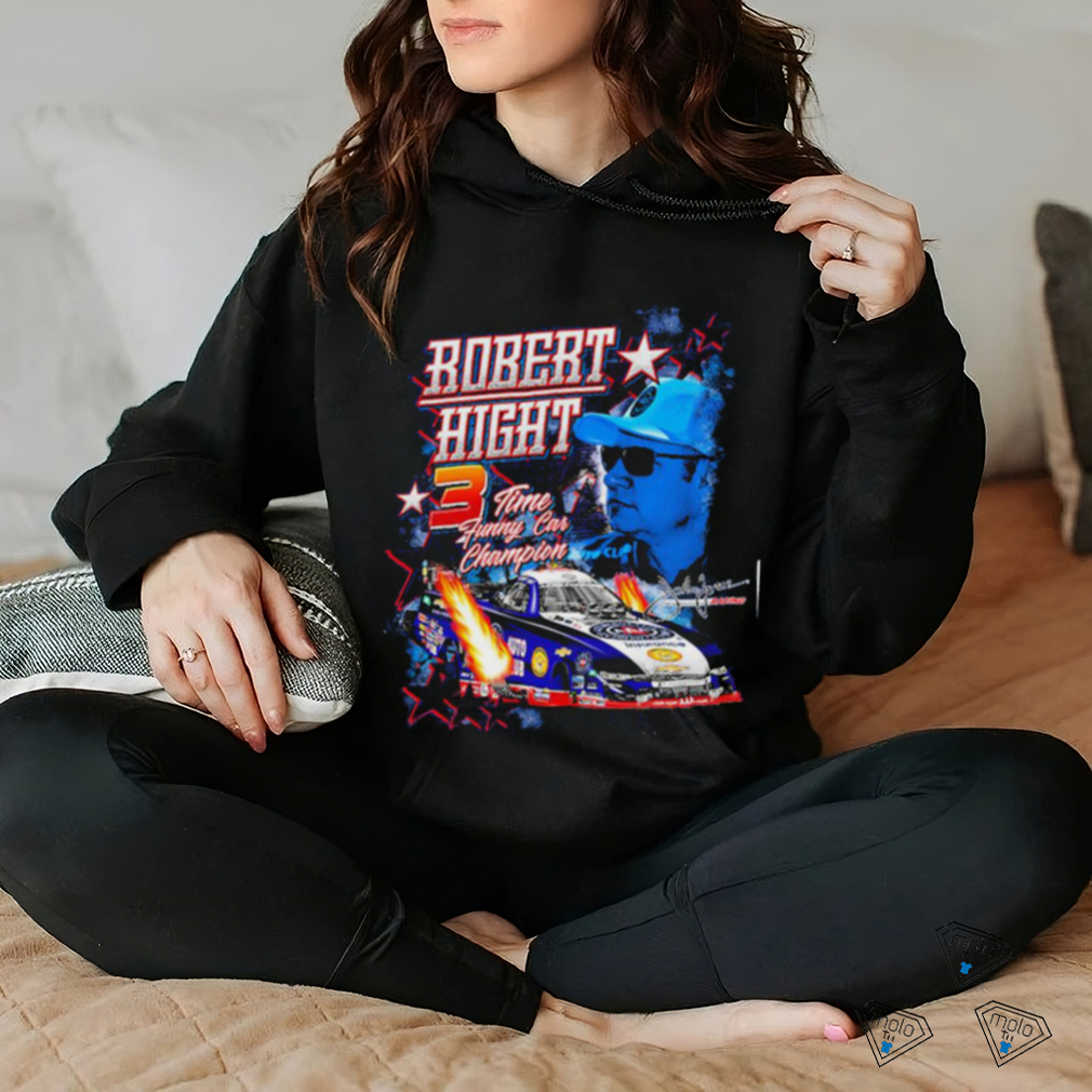 Official Robert Hight Funny Car Champion T Shirt - Limotees