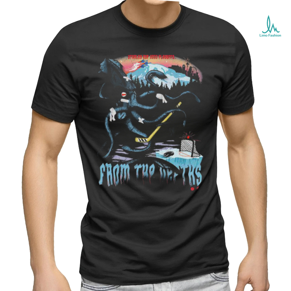 Official Seattle Kraken From the Depths 2023 Playoffs black Shirt Official Seattle Kraken From the Depths 2023 Playoffs black Shirt