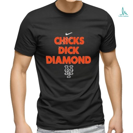 Official Sny mets chicks dick diamond T shirt