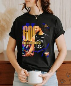 Official Stephen Curry NBA 600 Career Threes Shirt