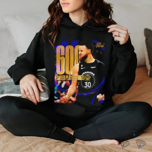 Official Stephen Curry NBA 600 Career Threes Shirt