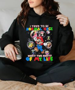 Official Super Mario game I tried to be normal once worst two minutes of my life T Shirt