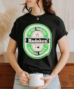 Official The original fighter my fist your face hadoken special move return of the beatdown shirt