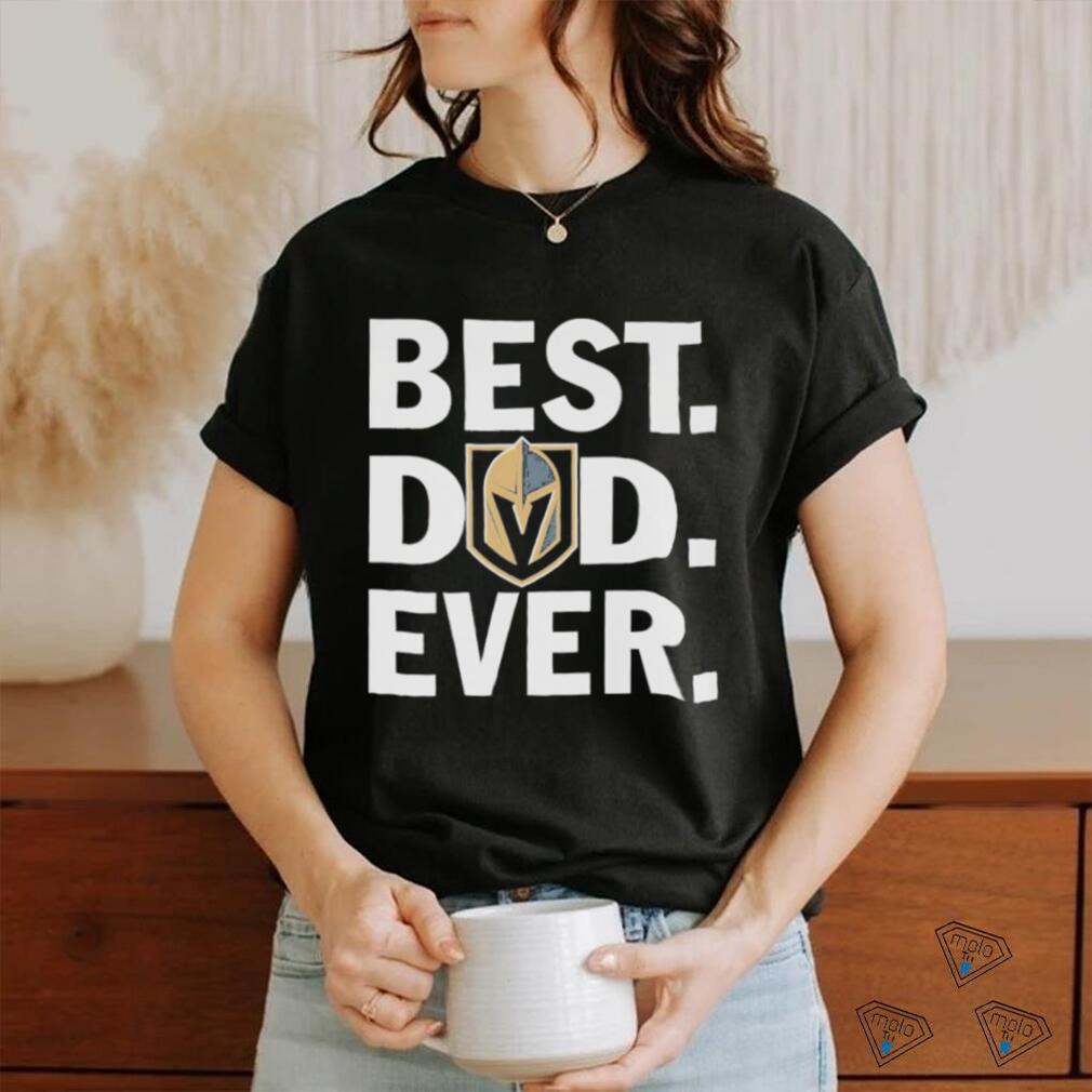 Official Father Day 2023 Best Dad Ever Vegas Golden Knight Shirt