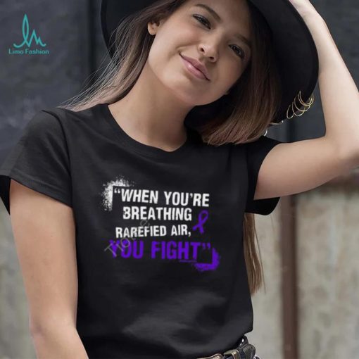 Official When You’re Breathing Rarefied Air, You Fight Crewneck Sweatshirt