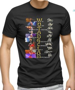 Official Wu Tang Clan Rack Won UGod Gol’dir The Bastard signatures T Shirt
