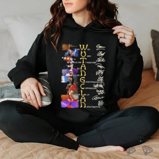 Official Wu Tang Clan Rack Won UGod Gol’dir The Bastard signatures T Shirt