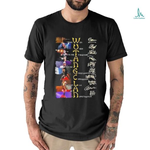 Official Wu Tang Clan Rack Won UGod Gol’dir The Bastard signatures T Shirt