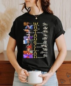 Official Wu Tang Clan Rack Won UGod Gol’dir The Bastard signatures T Shirt