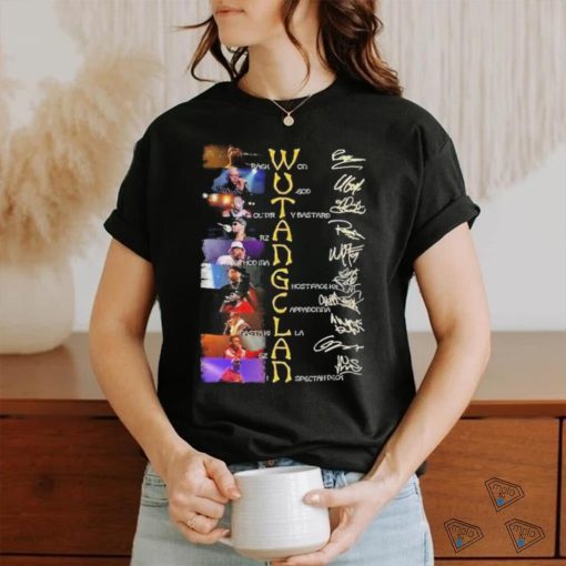 Official Wu Tang Clan Rack Won UGod Gol’dir The Bastard signatures T Shirt